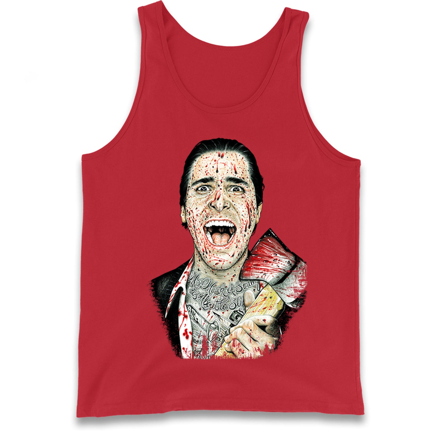 American Psycho Halloween Tank Top