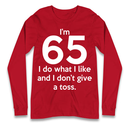65th Birthday Longsleeve T Shirt 