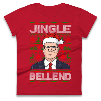 Keir Starmer Jingle Bell End Christmas Ladies Shirt

