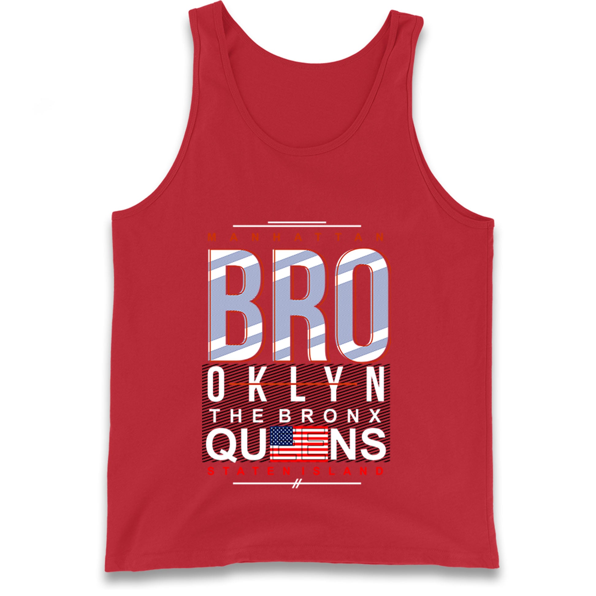 Brooklyn New York State Tank Top