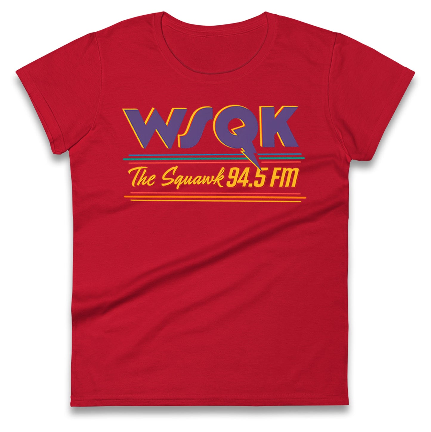 WSQK The Squawk Stranger Things Ladies T Shirt 