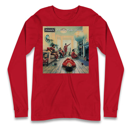 Moasis Definitely Maybe Staying Liverpool Long Sleeve Shirt