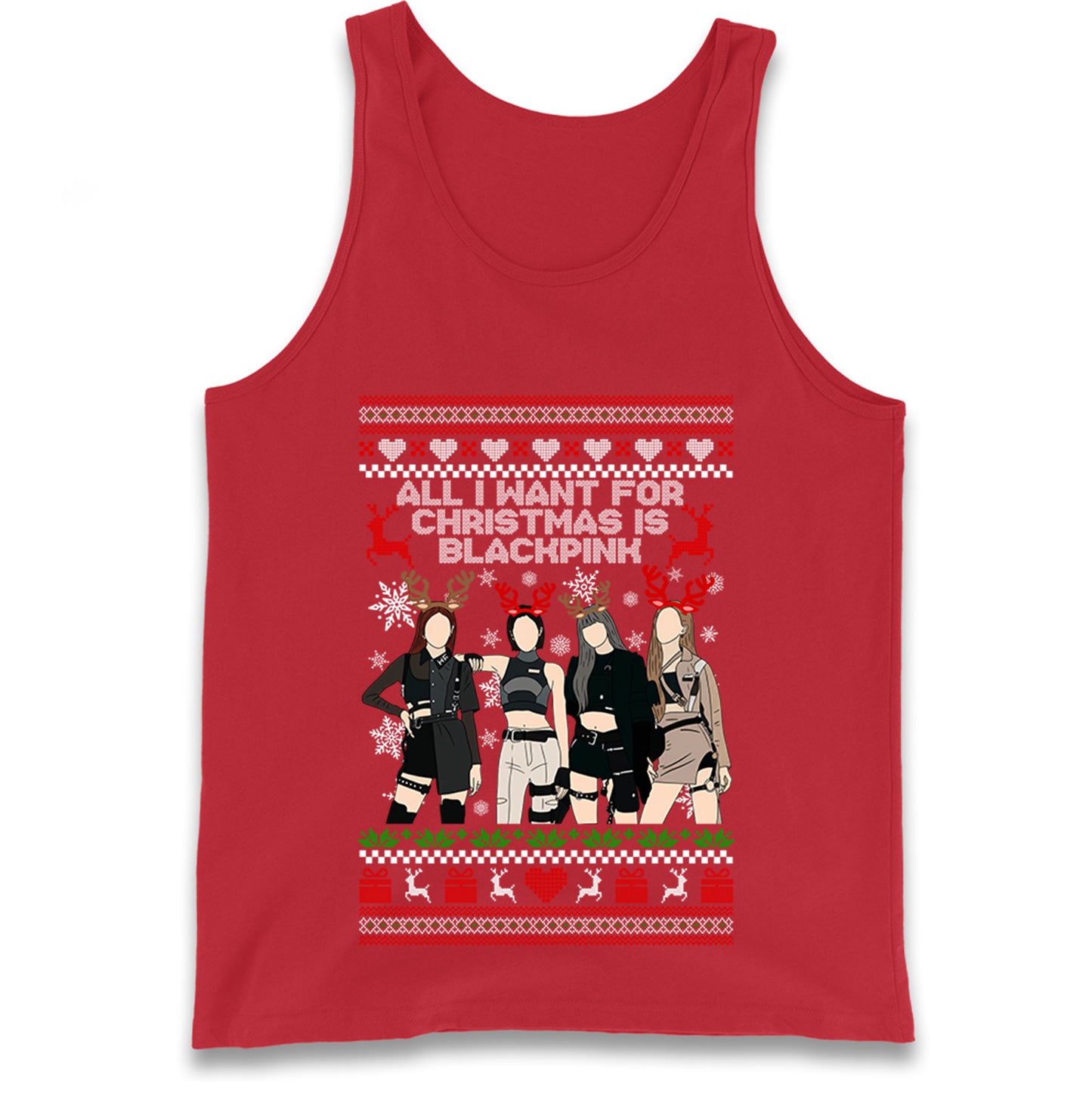 BlackPink Christmas Tank Top