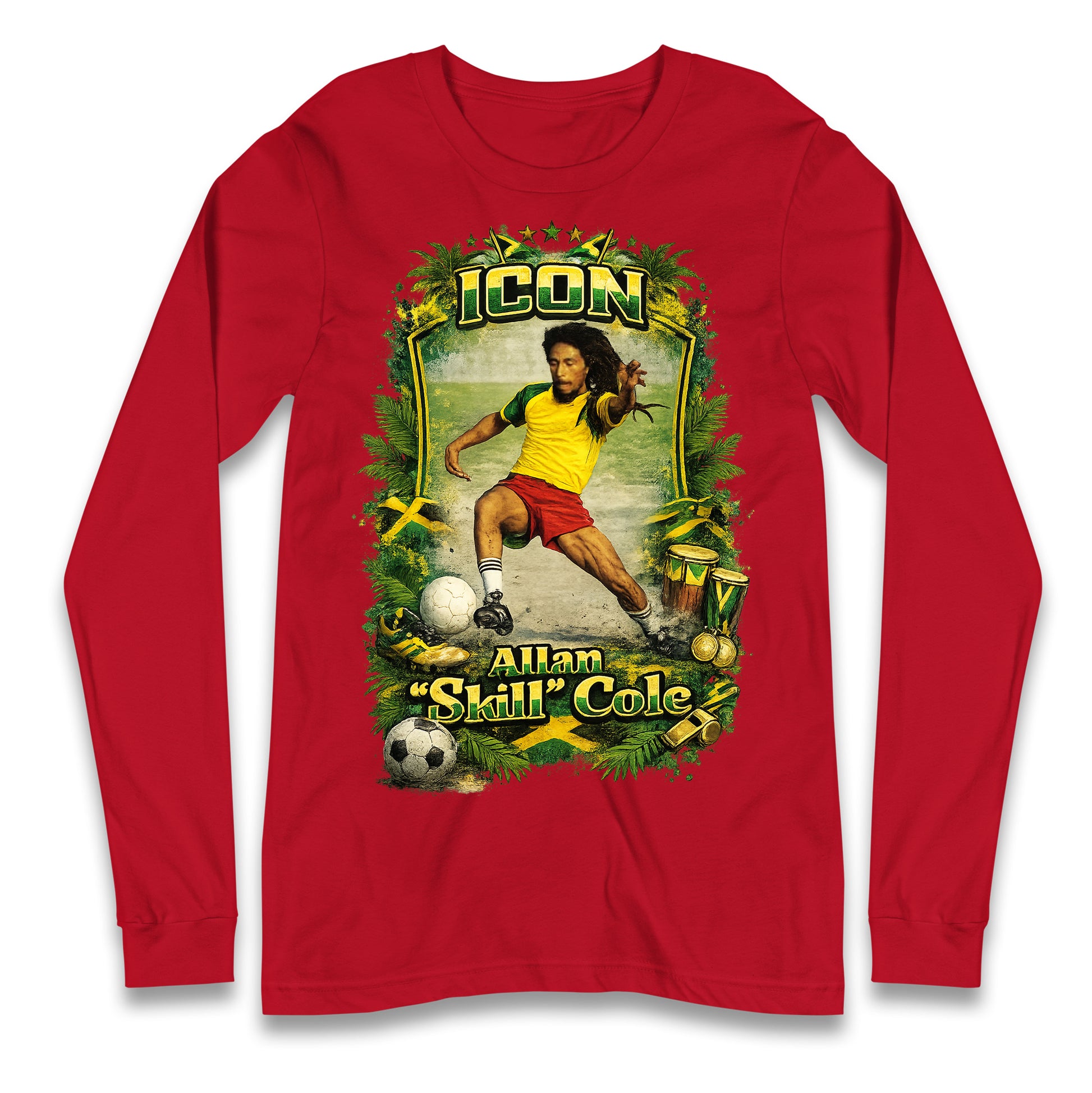 Jamaica Football Longsleeve T Shirt