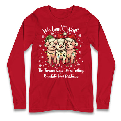 Three Pigs Christmas Longsleeve T Shirt