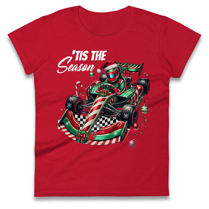 F1 Karting Tis The Season Christmas Ladies Shirt