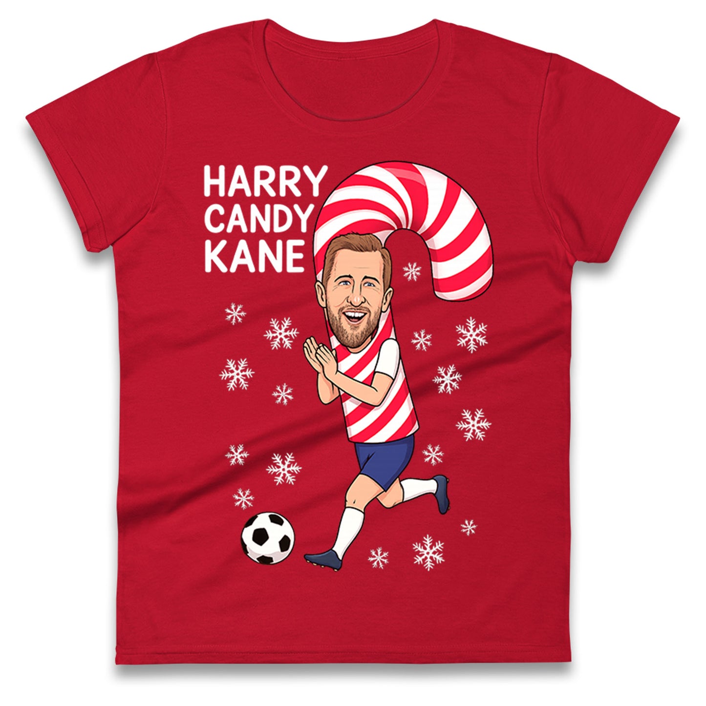 Harry Kane Christmas Ladies T Shirt