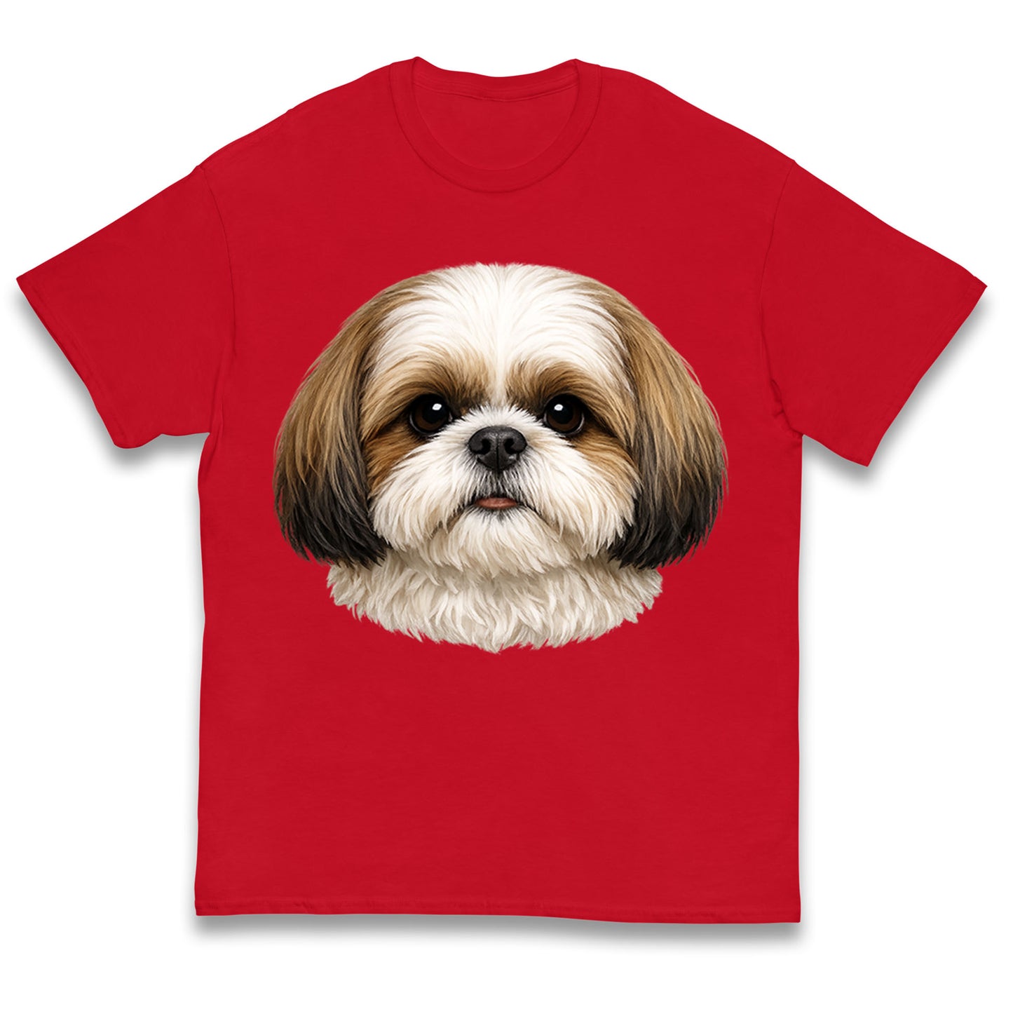 Shih Tzu Face Kids T Shirt