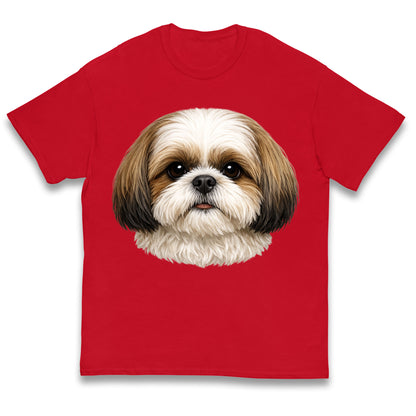 Shih Tzu Face Kids T Shirt