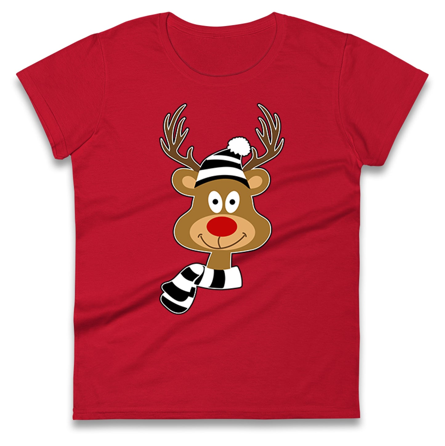 Grimsby Town Rudolph Christmas Ladies T Shirt 