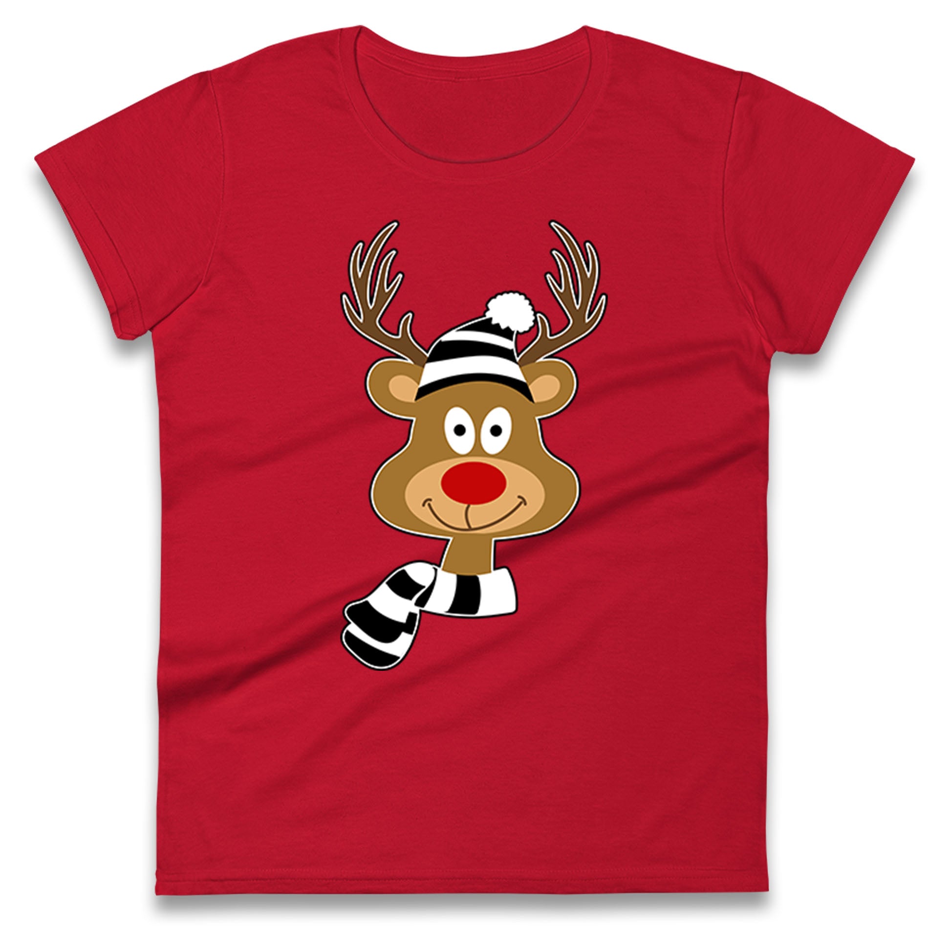 Grimsby Town Rudolph Christmas Ladies T Shirt 