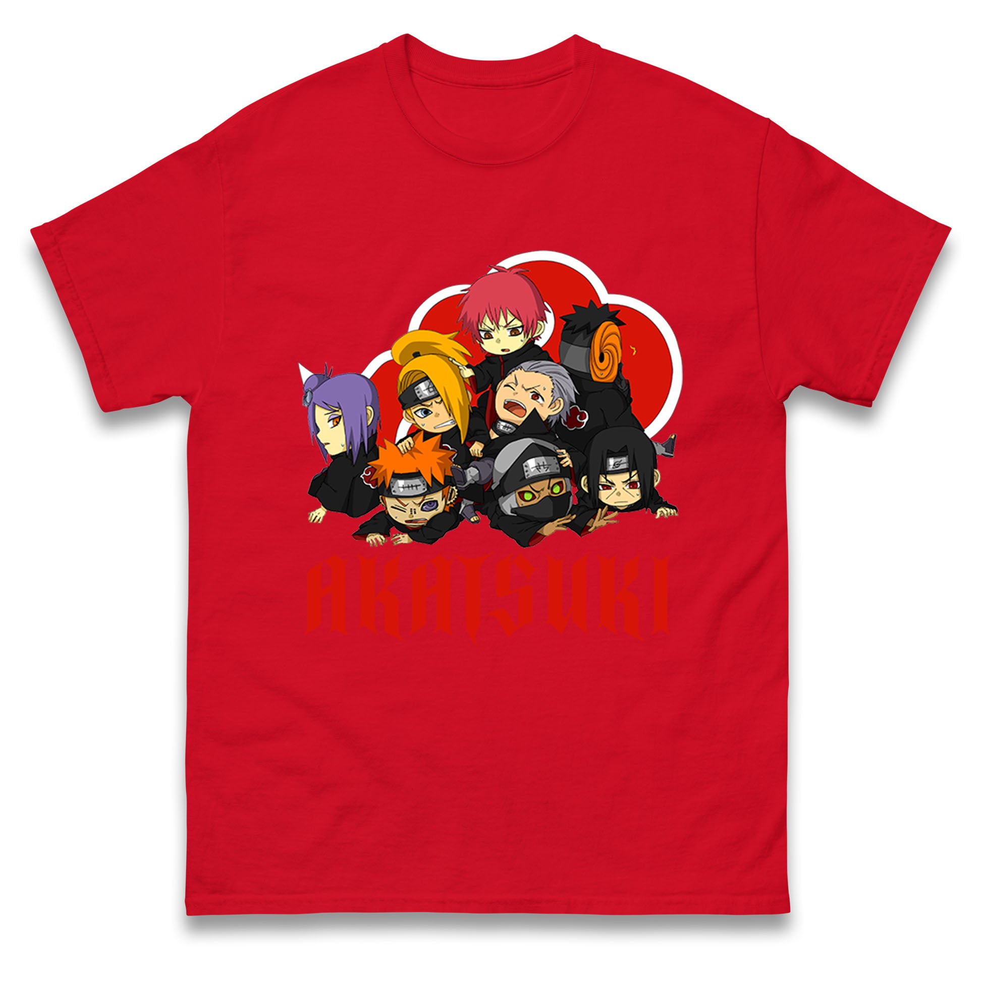 naruto shippuden akatsuki t shirt