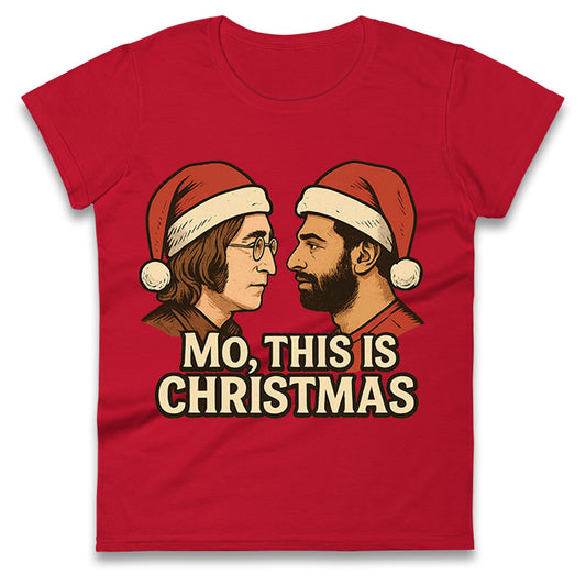 Mo Salah Christmas Ladies T Shirt