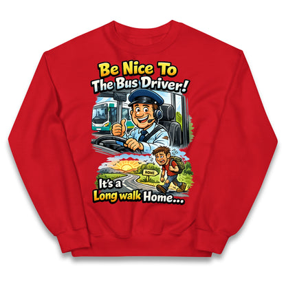 Bus Driver Kids Jumper