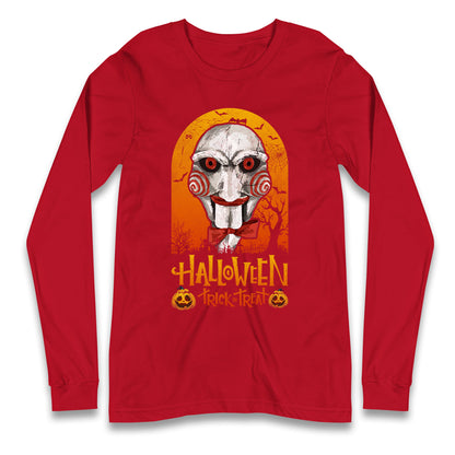 Billy The Puppet Saw Halloween Long Sleeve T Shirt
