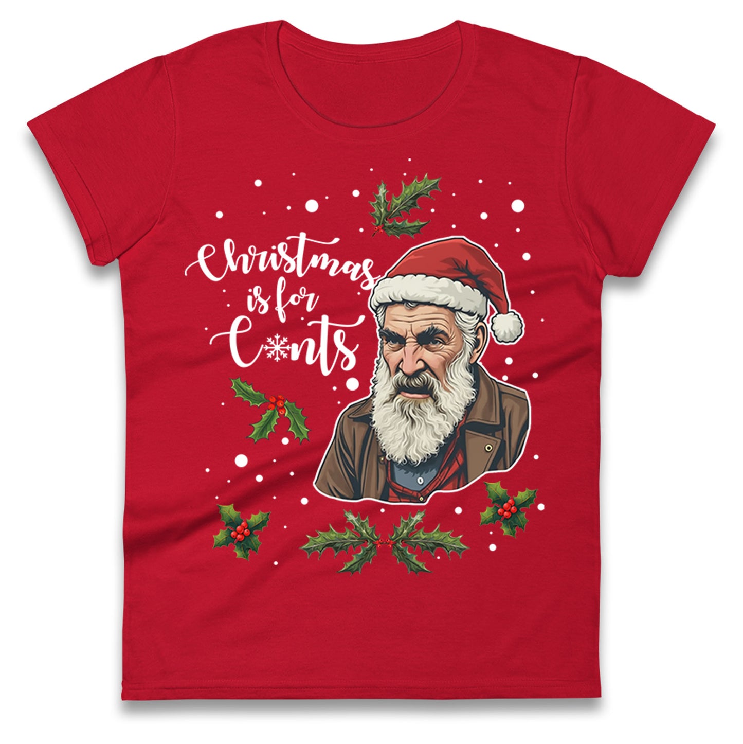 Jim Brassic Christmas Ladies T Shirt