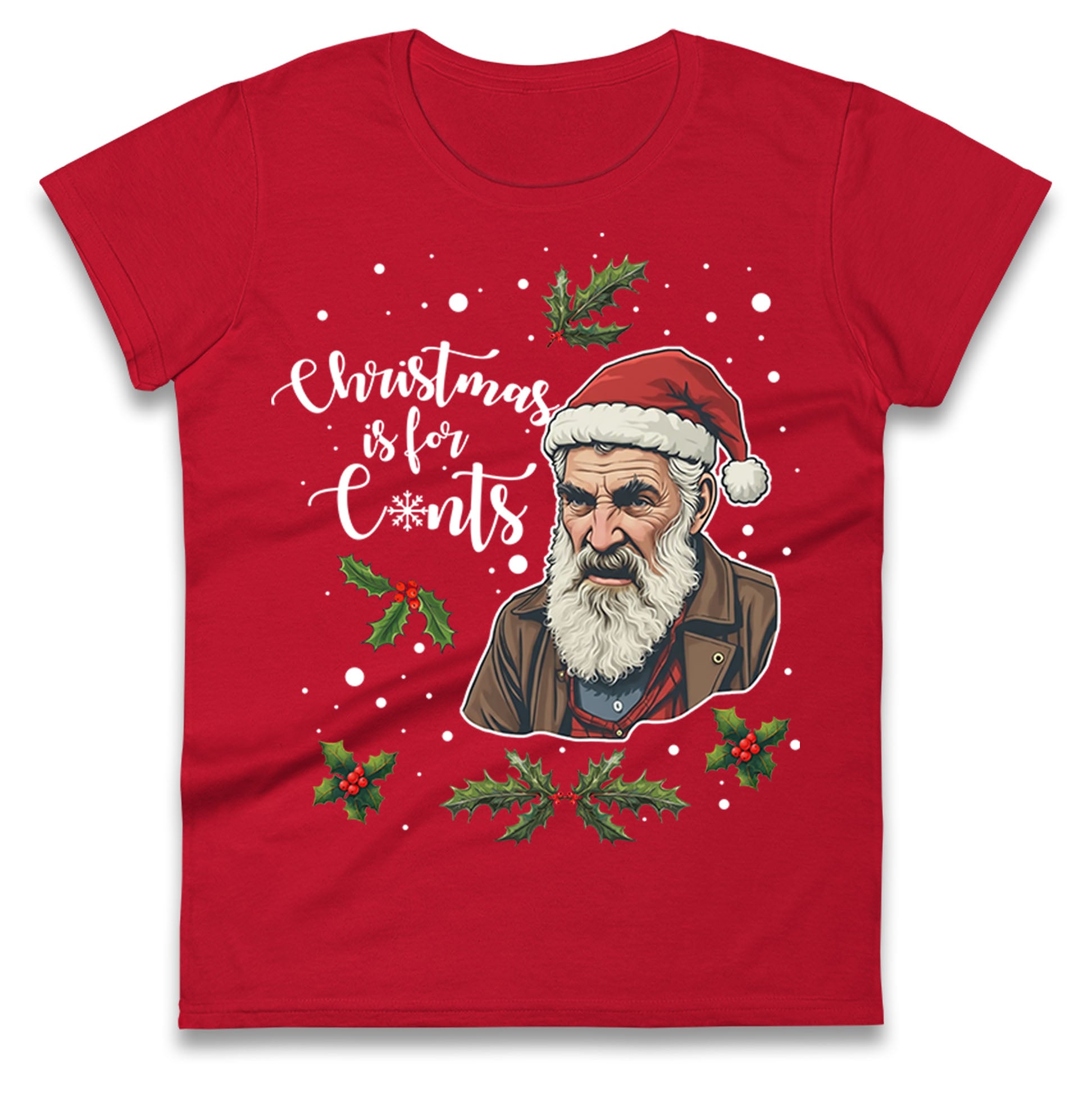 Jim Brassic Christmas Ladies T Shirt