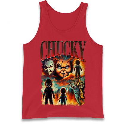 Chucky Doll Halloween Bootleg Tank Top