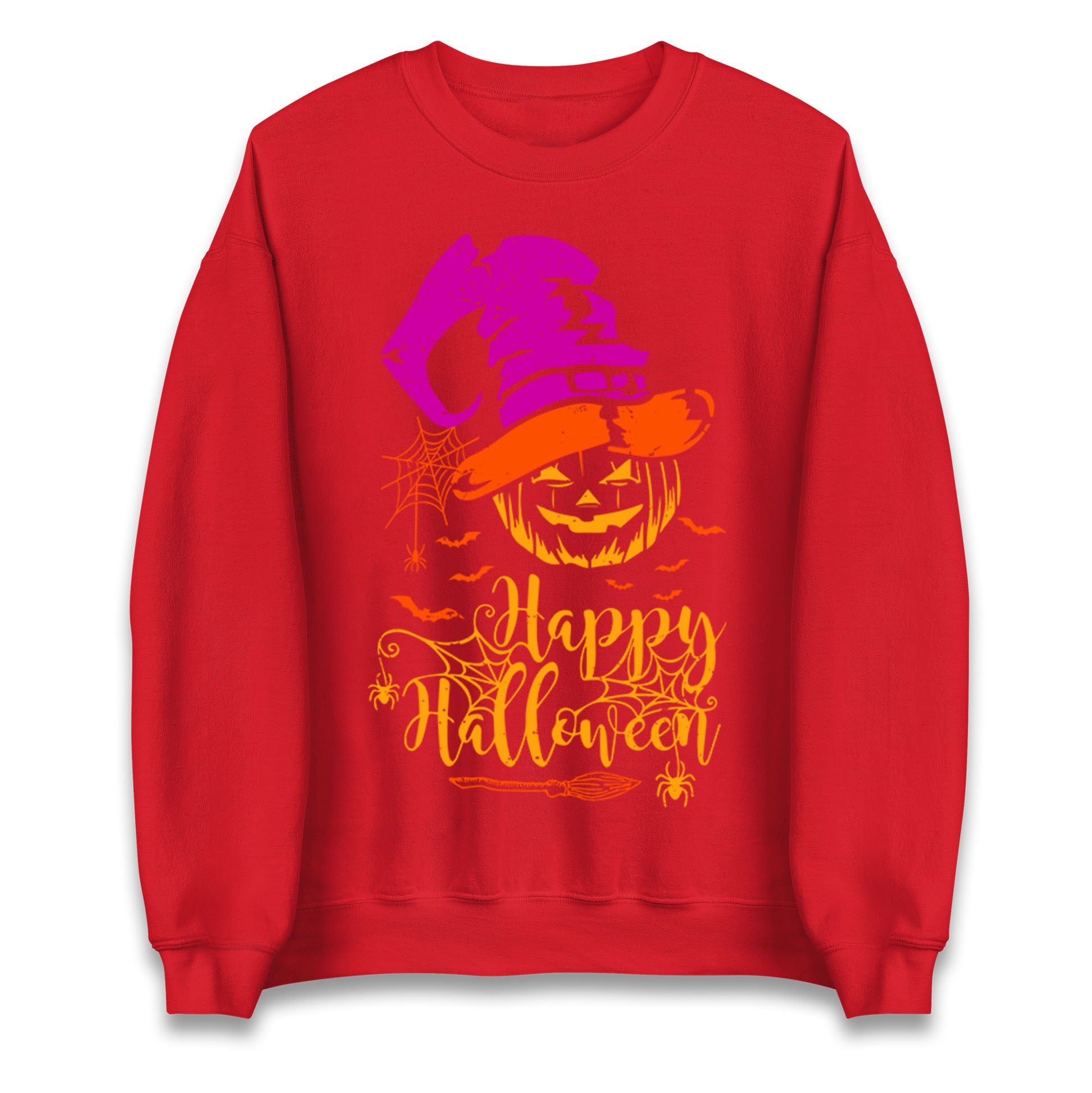 Spooky Pumpkin Happy Halloween Sweatshirt
