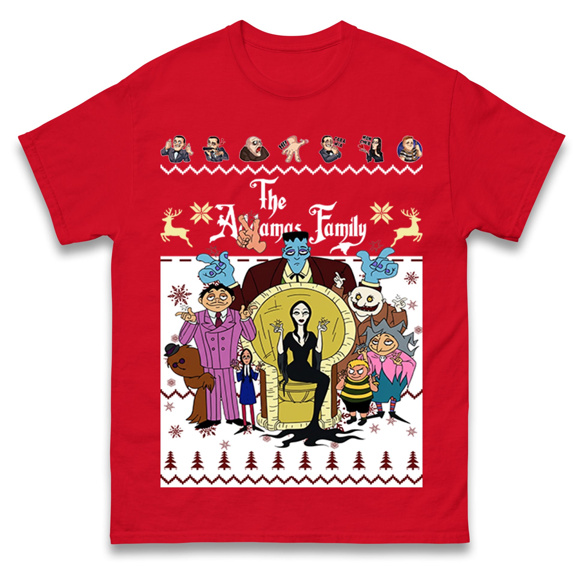 The Addams Family Christmas T Shirt
