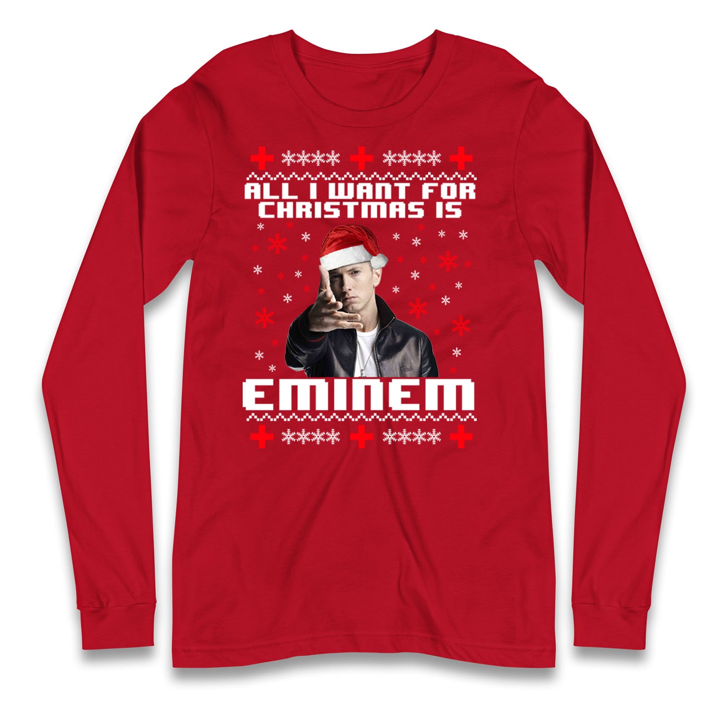 eminem christmas long sleeve t shirt