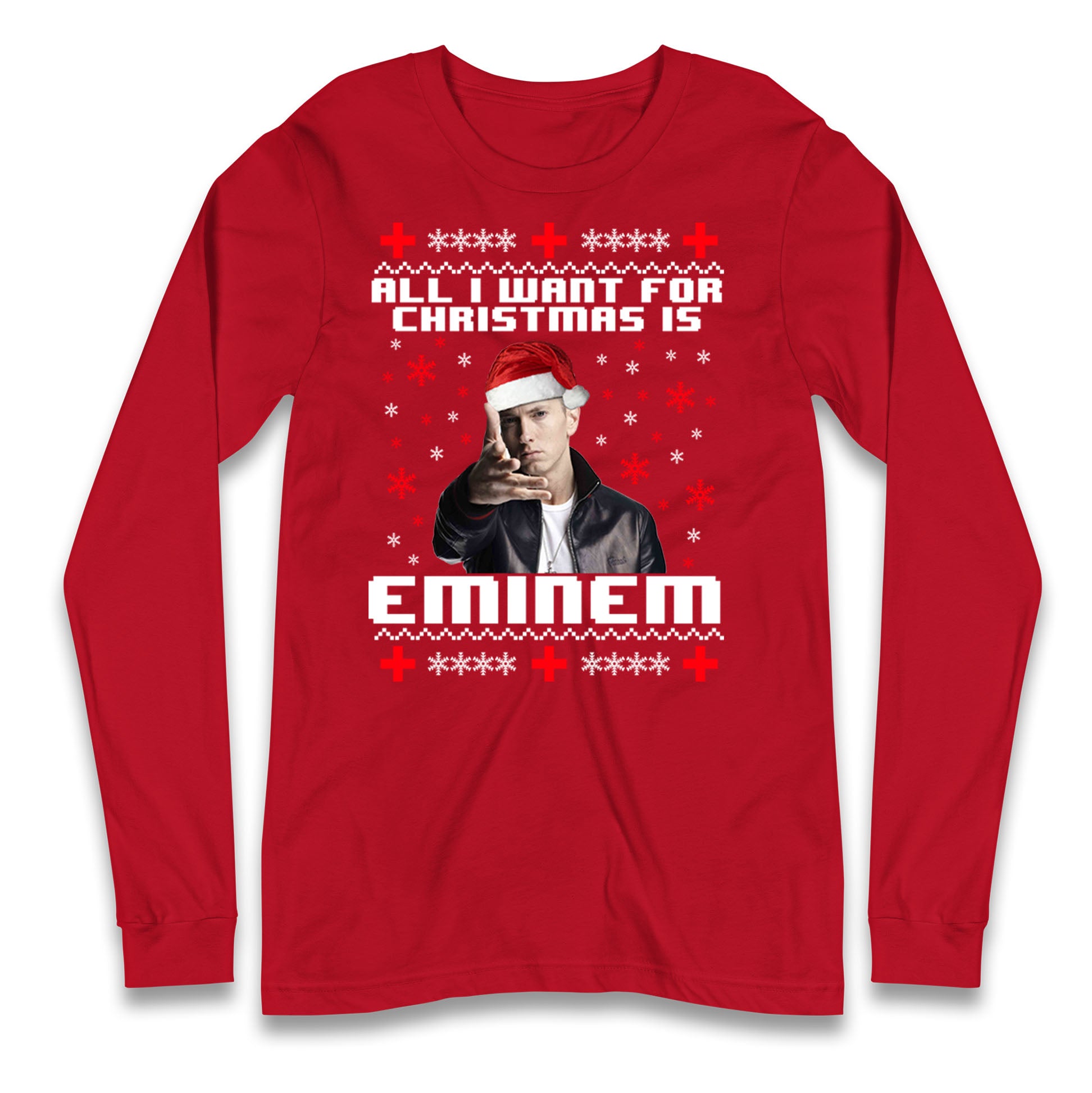 eminem christmas long sleeve t shirt