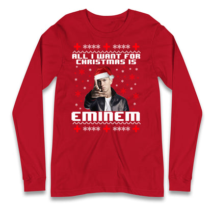 eminem christmas long sleeve t shirt