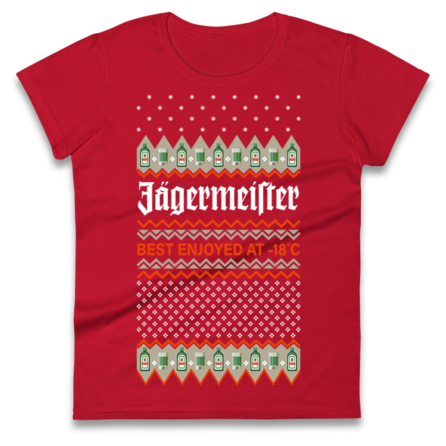 Jagermeister Shots Ladies T Shirt