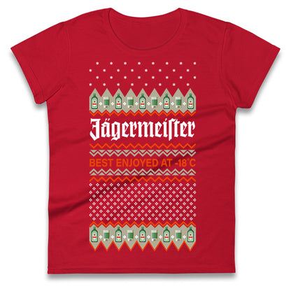 Jagermeister Shots Ladies T Shirt