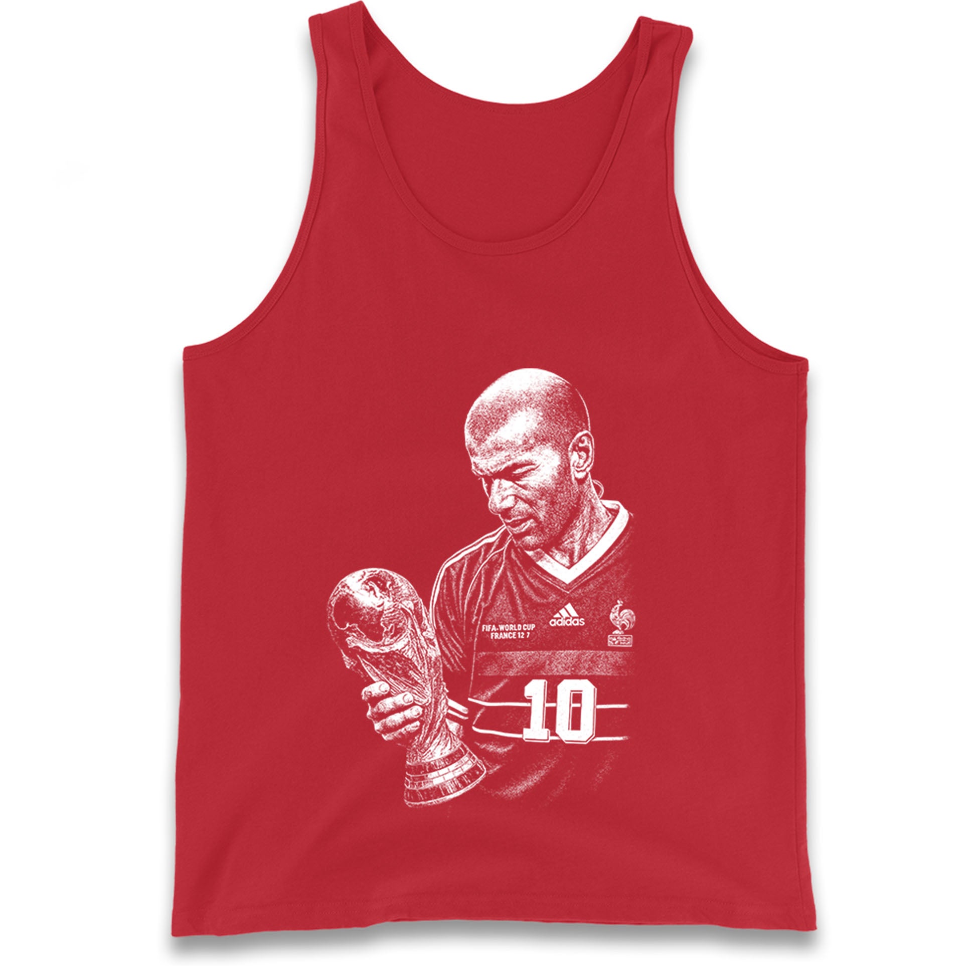 Zidane France Footballer Tank Top