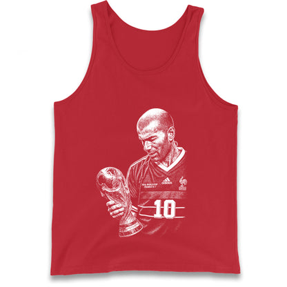 Zidane France Footballer Tank Top