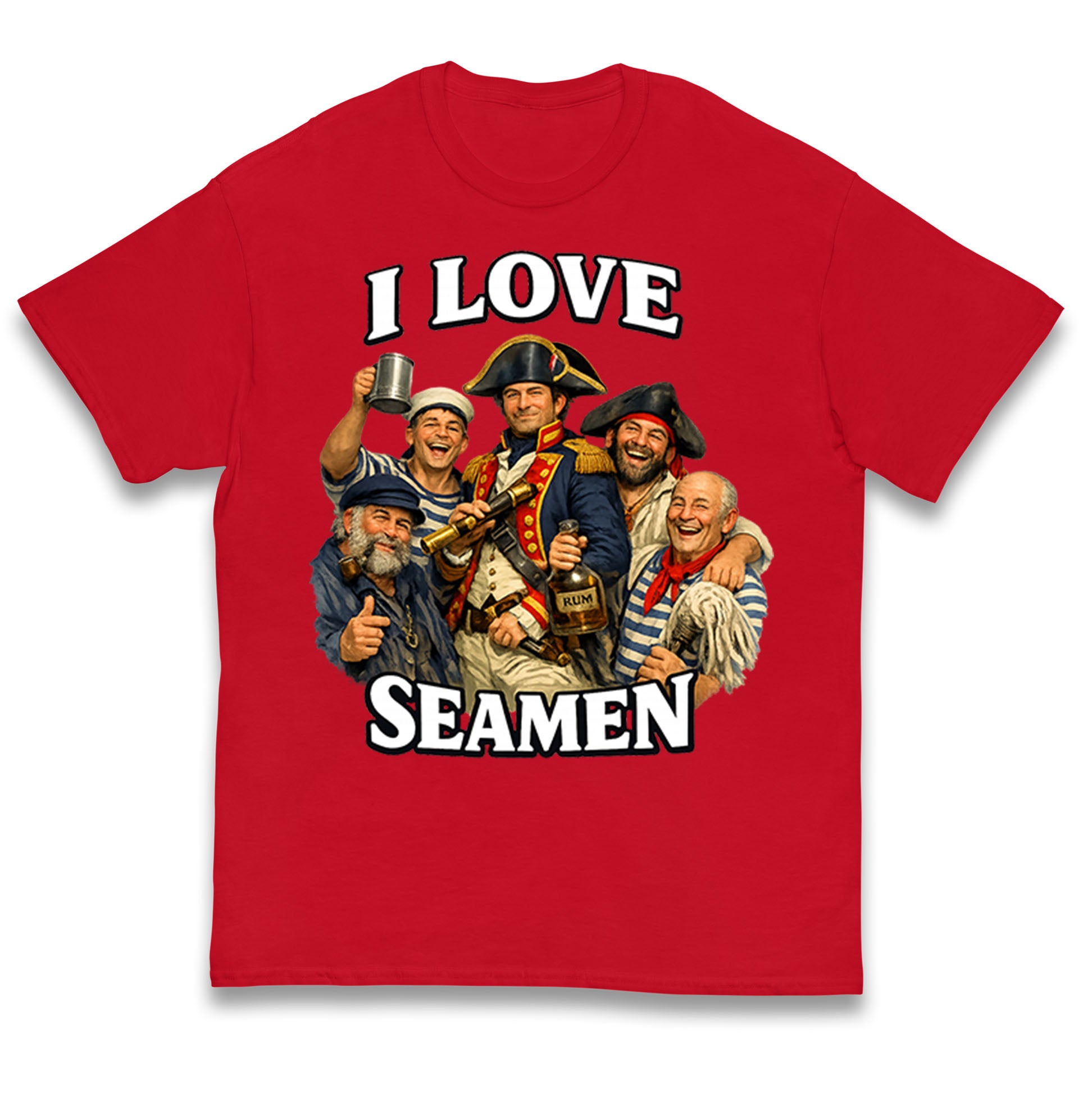 I Love Seamen Funny Cringe Meme Offensive  Kids T Shirt