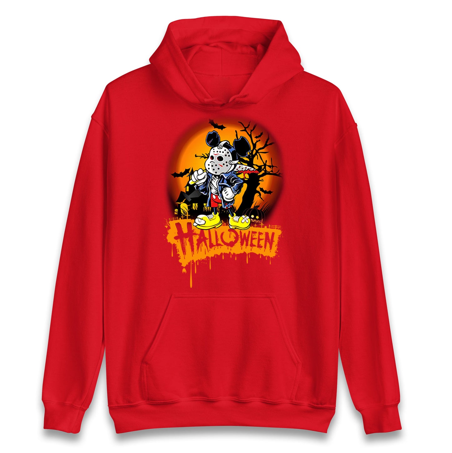 Mickey Mouse Haunted Halloween Hoodie
