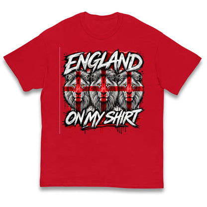 England 3 Lions World Cup 2026 Kids T Shirt