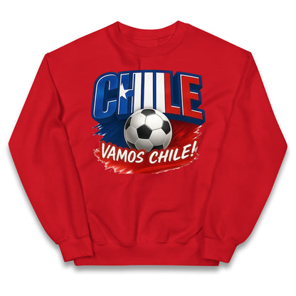Chile Retro World Cup Kids Jumper