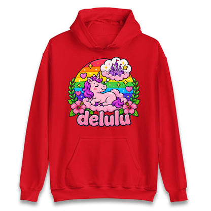 Delulu Unicorn Hoodie