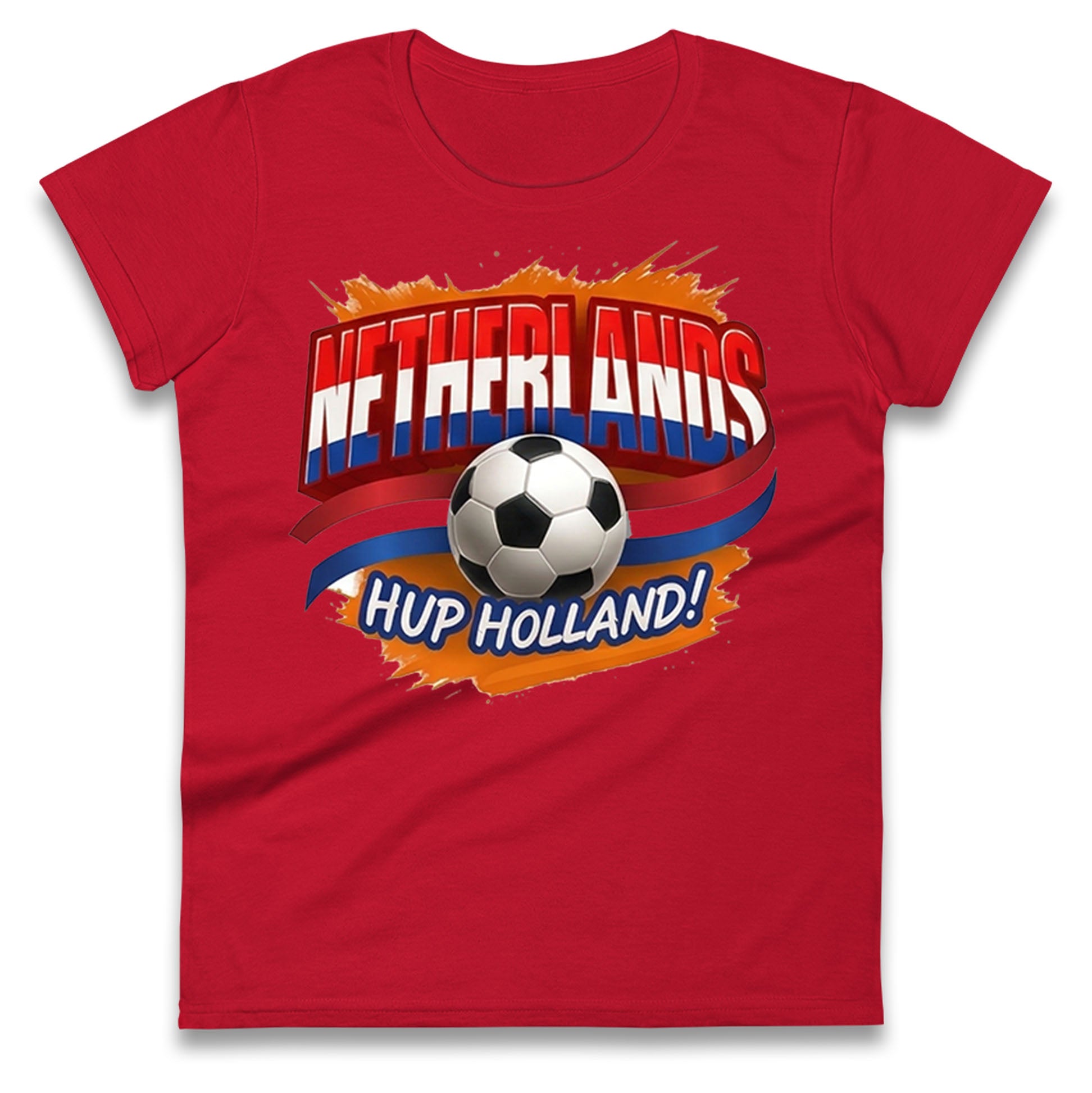 Holland Retro World Cup Ladies T Shirt 