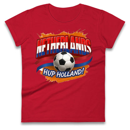 Holland Retro World Cup Ladies T Shirt 