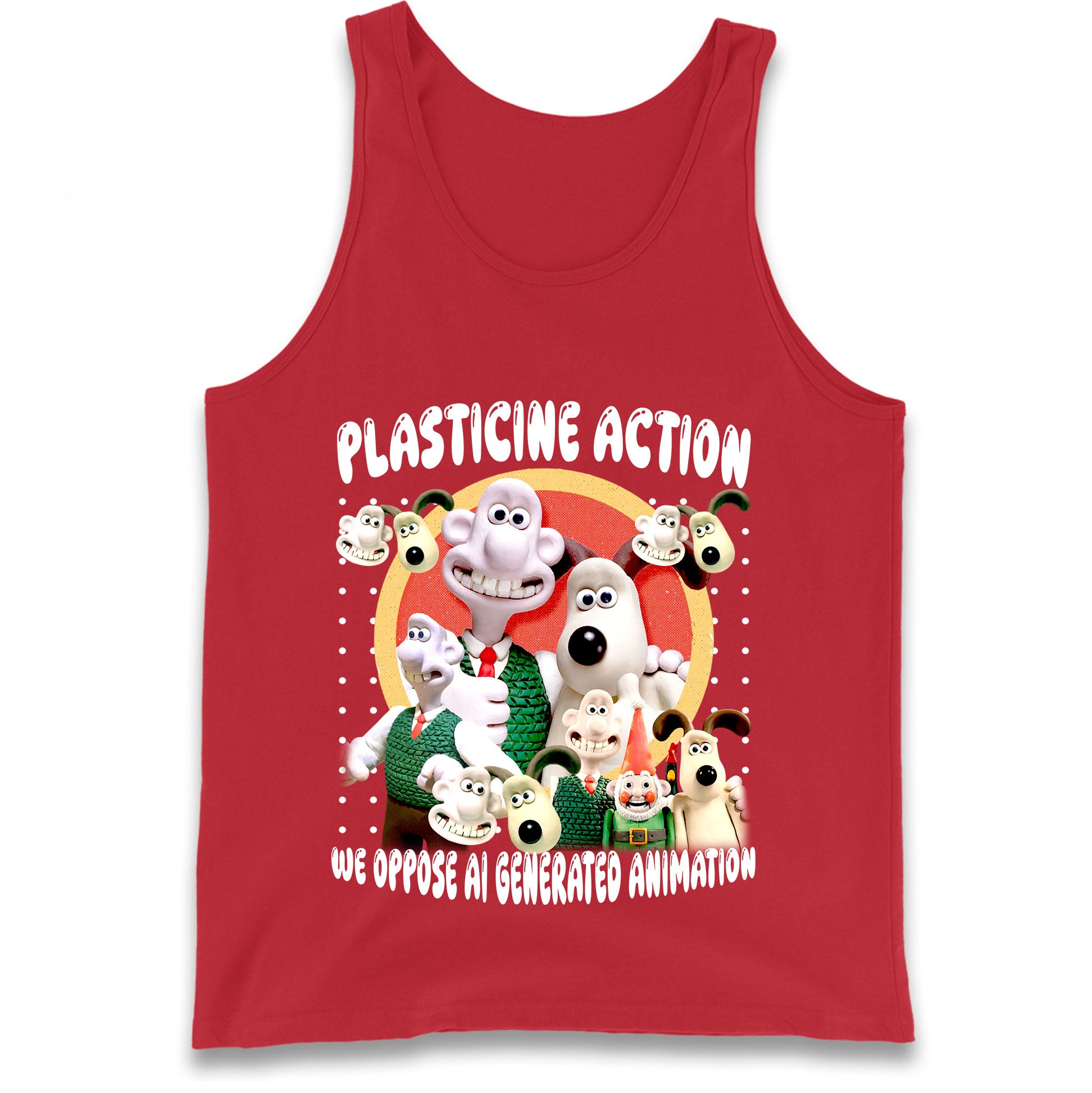 Plasticine Action Figure Tank Top