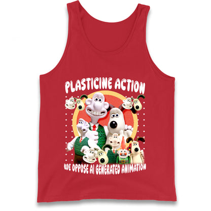 Plasticine Action Figure Tank Top