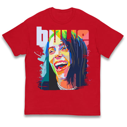 Billie Eilish Painting Kids T Shirt 