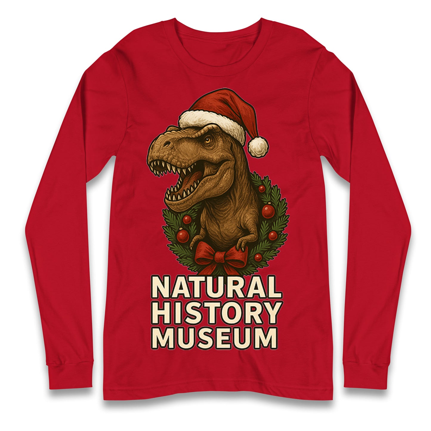Natural History Museum Christmas Longsleeve T Shirt