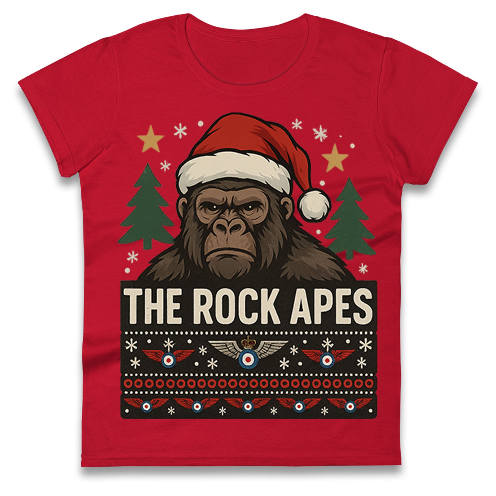 RAF Regiment Christmas Ladies T Shirt