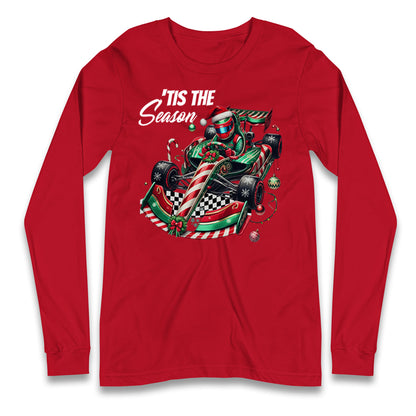 F1 Karting Tis The Season Christmas Long Sleeve Shirt