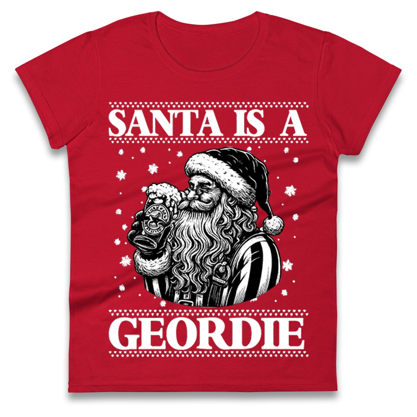 Newcastle Xmas Ladies T Shirt