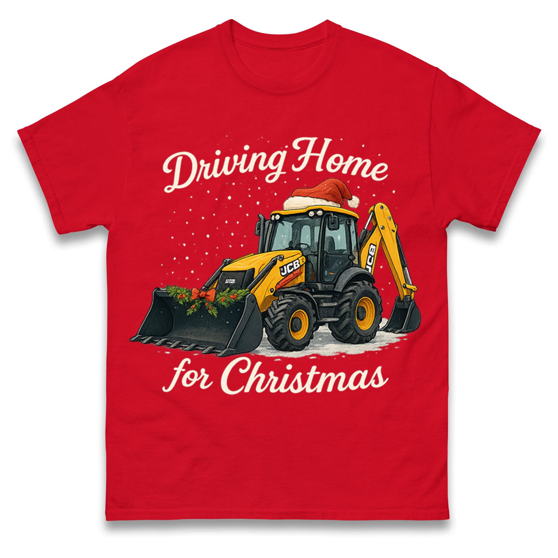 JCB Christmas T Shirt 