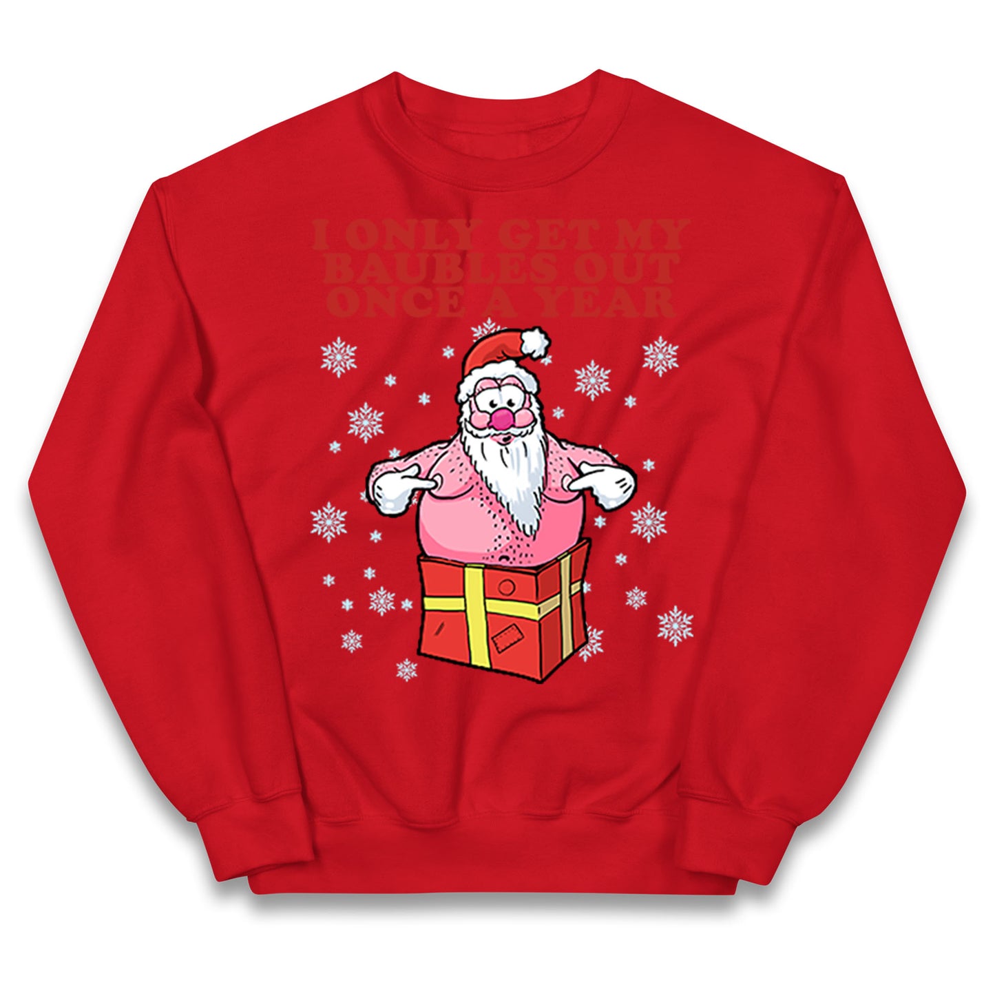 Fat Santa Christmas Funny Jumper