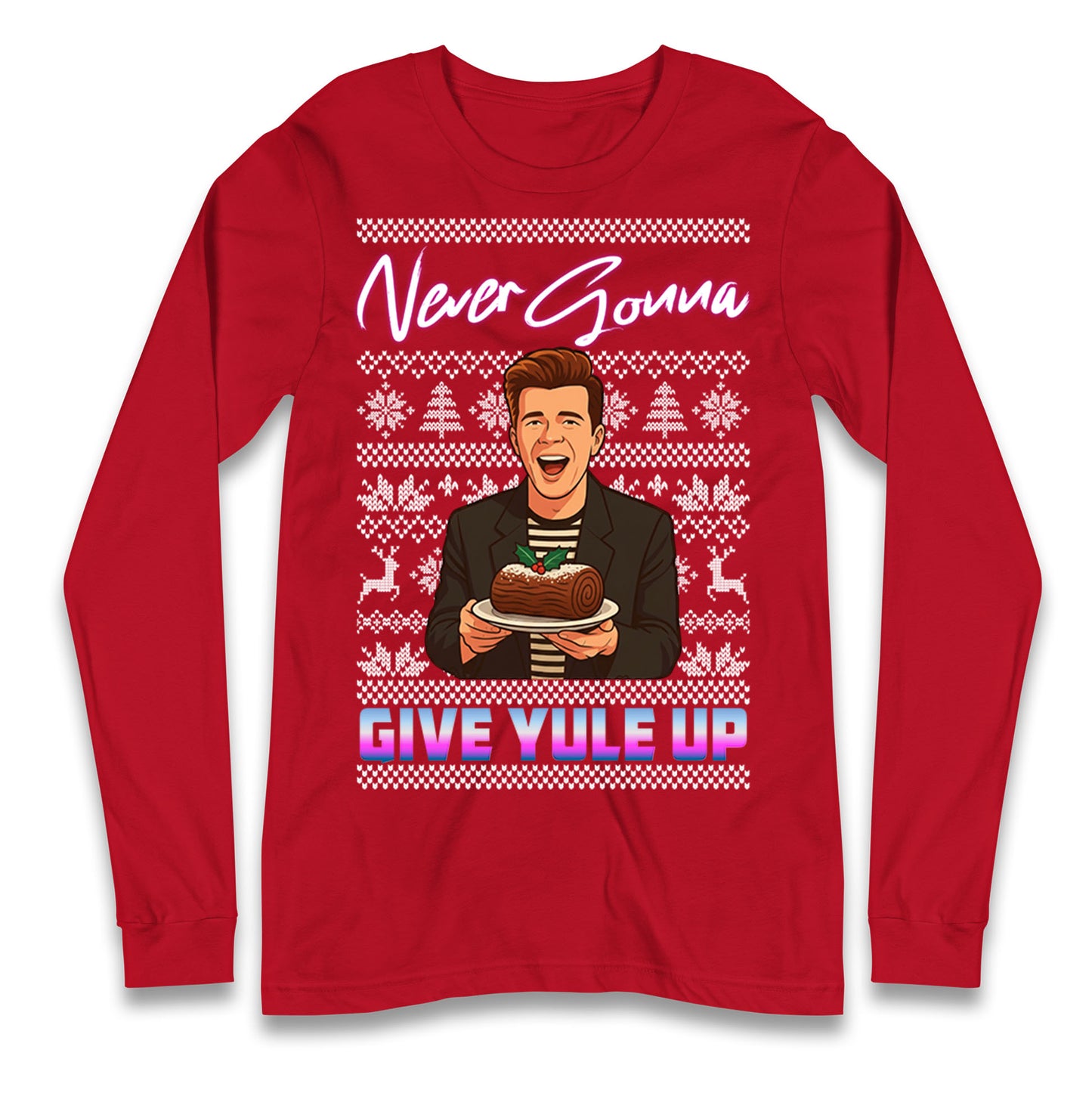 Rick Astley Christmas Longsleeve T Shirt