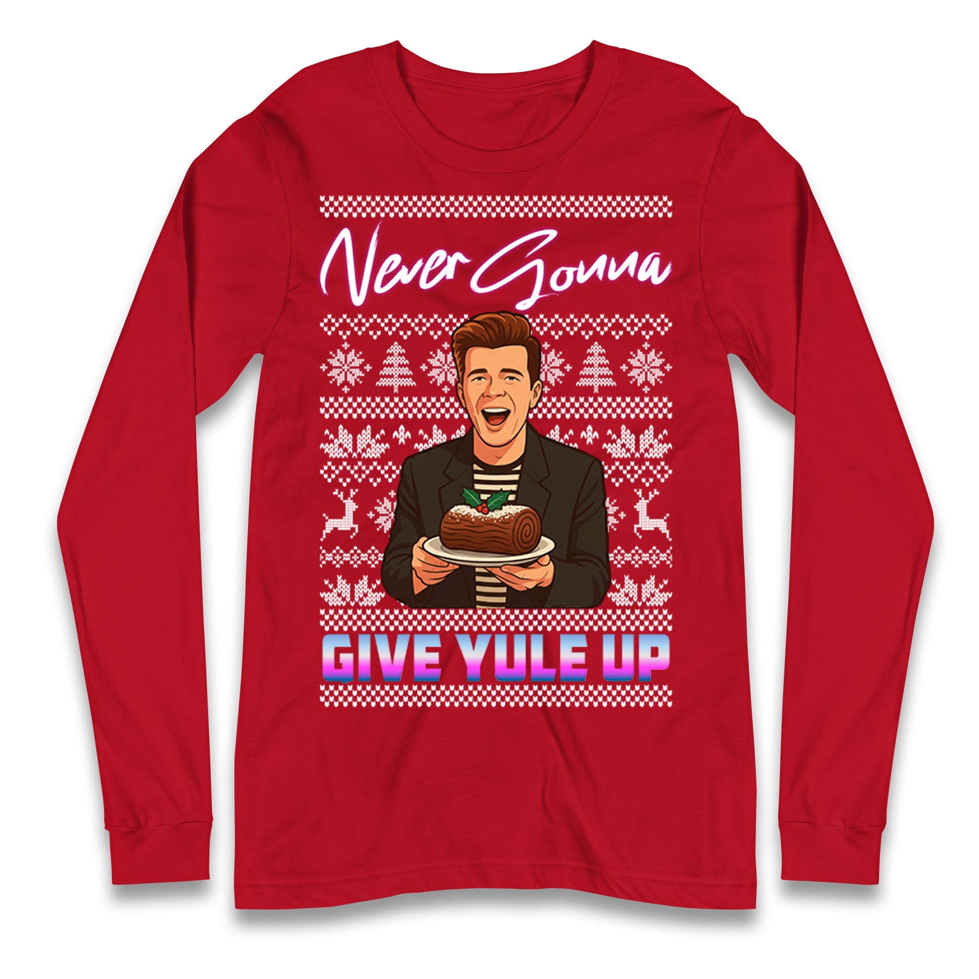 Rick Astley Christmas Longsleeve T Shirt