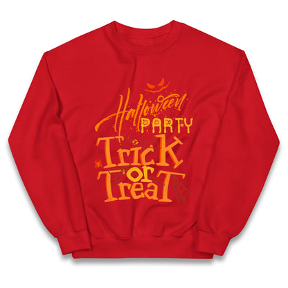 Halloween Party Trick Or Treat Kids Jumper